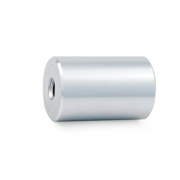 Gyford Round Standoffs, 5/16"-18 Thrd Sz, 1-1/2 in Bd L, Aluminum Clear Anodized, 1 in OD SO-9150 - main